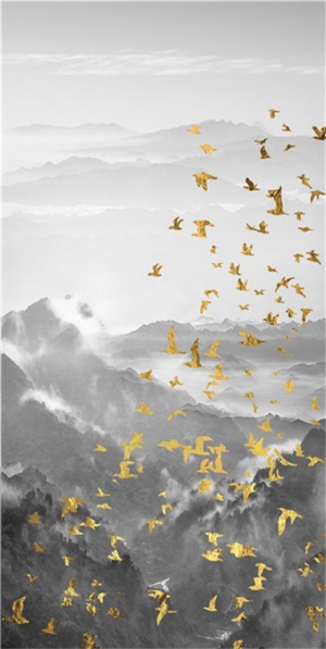 新中式山水画-ID:448570978