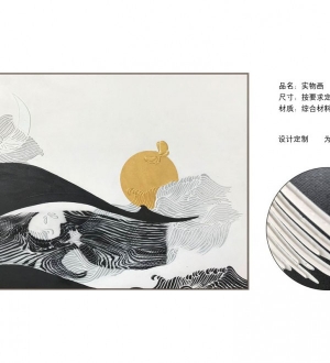 现代装饰画-ID:918466093