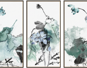 新中式装饰画-ID:416780958