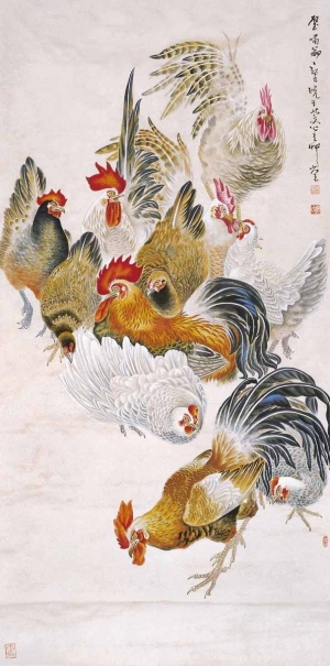 新中式装饰画-ID:586148986