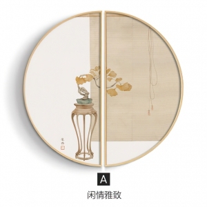 新中式装饰挂画-ID:5141360