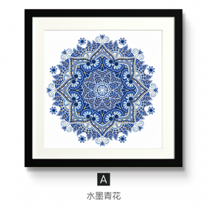 新中式装饰挂画-ID:908524045