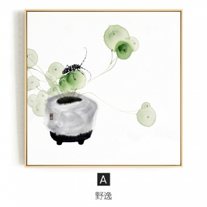 新中式装饰挂画-ID:327663906
