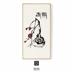 新中式装饰挂画-ID:594836952