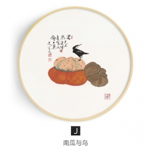 新中式装饰挂画-ID:5141462