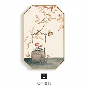 新中式装饰挂画-ID:213587057