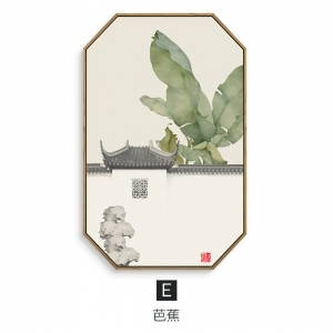 新中式装饰挂画-ID:5141948