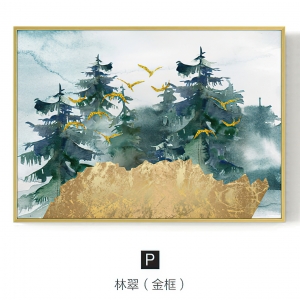 新中式装饰挂画-ID:356674914
