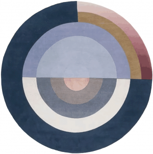现代圆形地毯-ID:5142323