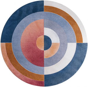 现代圆形地毯-ID:5142335