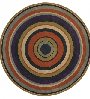 现代圆形地毯-ID:5142369