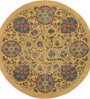 新中式圆形地毯-ID:5142857