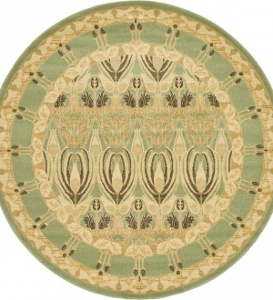 新中式圆形地毯-ID:5142865
