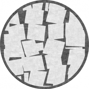 现代圆形地毯-ID:5142995