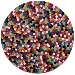 现代圆形地毯-ID:5143404