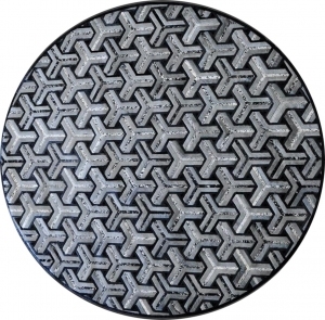 现代圆形地毯-ID:5143572