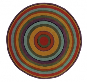 现代圆形地毯-ID:5145065