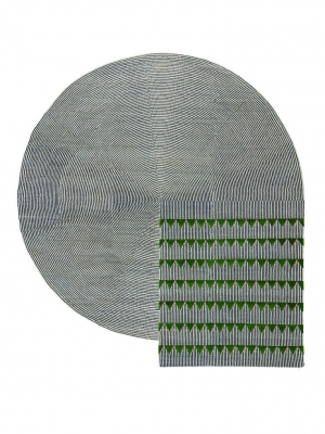 现代圆形地毯-ID:5145511
