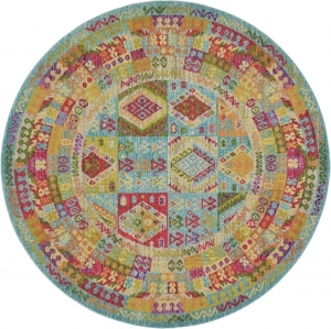 现代圆形地毯-ID:5148404