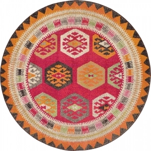 现代圆形地毯-ID:5148436