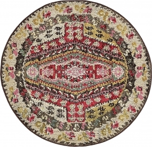 新中式圆形地毯-ID:5148508