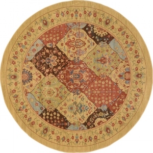 新中式圆形地毯-ID:5149548