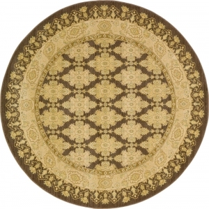 新中式圆形地毯-ID:5149612