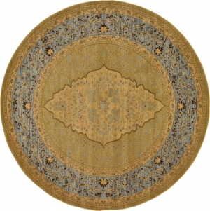 新中式圆形地毯-ID:5149723
