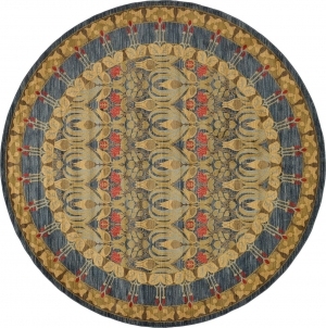 新中式圆形地毯-ID:5149731