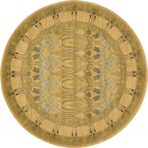 新中式圆形地毯-ID:5149896
