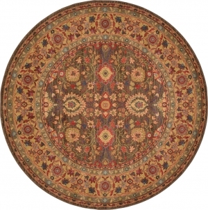 新中式圆形地毯-ID:5149964