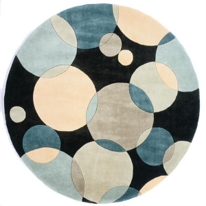 现代圆形地毯-ID:5173988