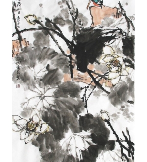新中式水墨挂画-ID:931096082
