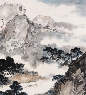 新中式水墨挂画-ID:978477008