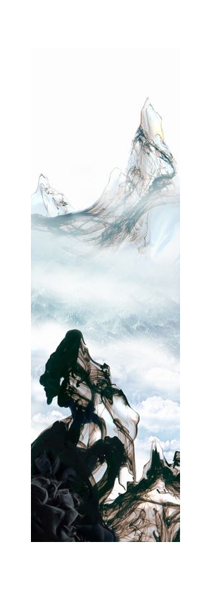 新中式水墨山水画-ID:754240998