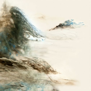 新中式水墨山水画-ID:551402096
