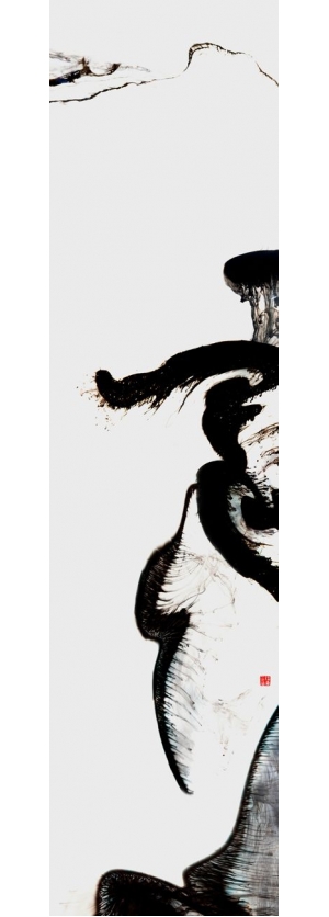 新中式水墨山水画-ID:587170135