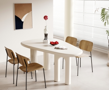 Modern Dining Table And Chairs-ID:588181028