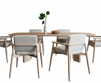 Modern Dining Table And Chairs-ID:716519431