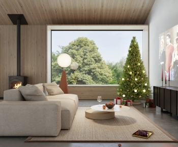 Modern A Living Room-ID:339814905