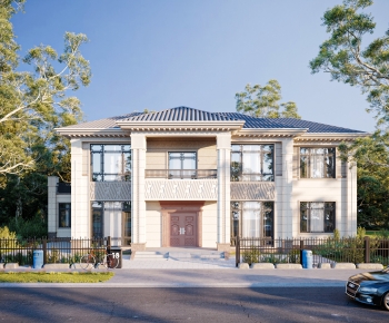 New Chinese Style Villa Appearance-ID:361454016