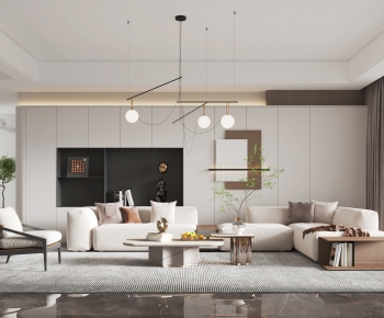 Modern A Living Room-ID:590785989