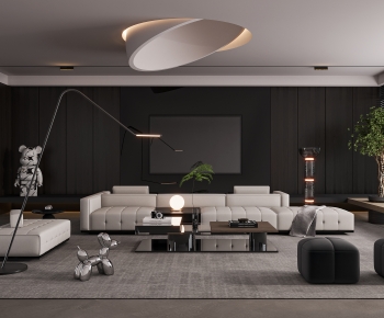 Modern A Living Room-ID:775580885