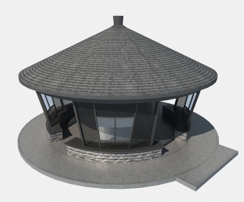 New Chinese Style Building Component-ID:294981008