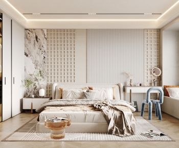 Wabi-sabi Style Bedroom-ID:483356005