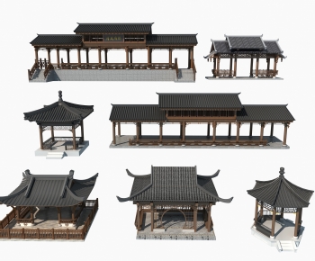 Chinese Style Ancient Architectural Buildings-ID:307012085