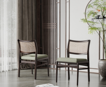 New Chinese Style Single Chair-ID:388729688