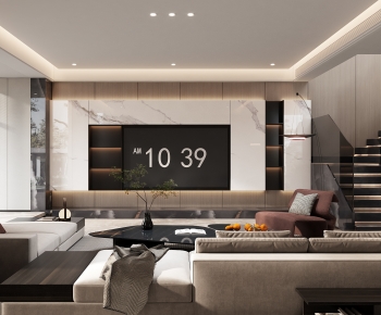 Modern A Living Room-ID:846900946