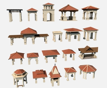 Chinese Style Building Component-ID:432663929