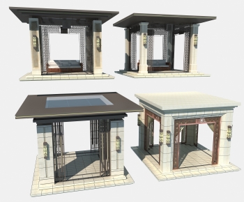 New Chinese Style Building Component-ID:297769071